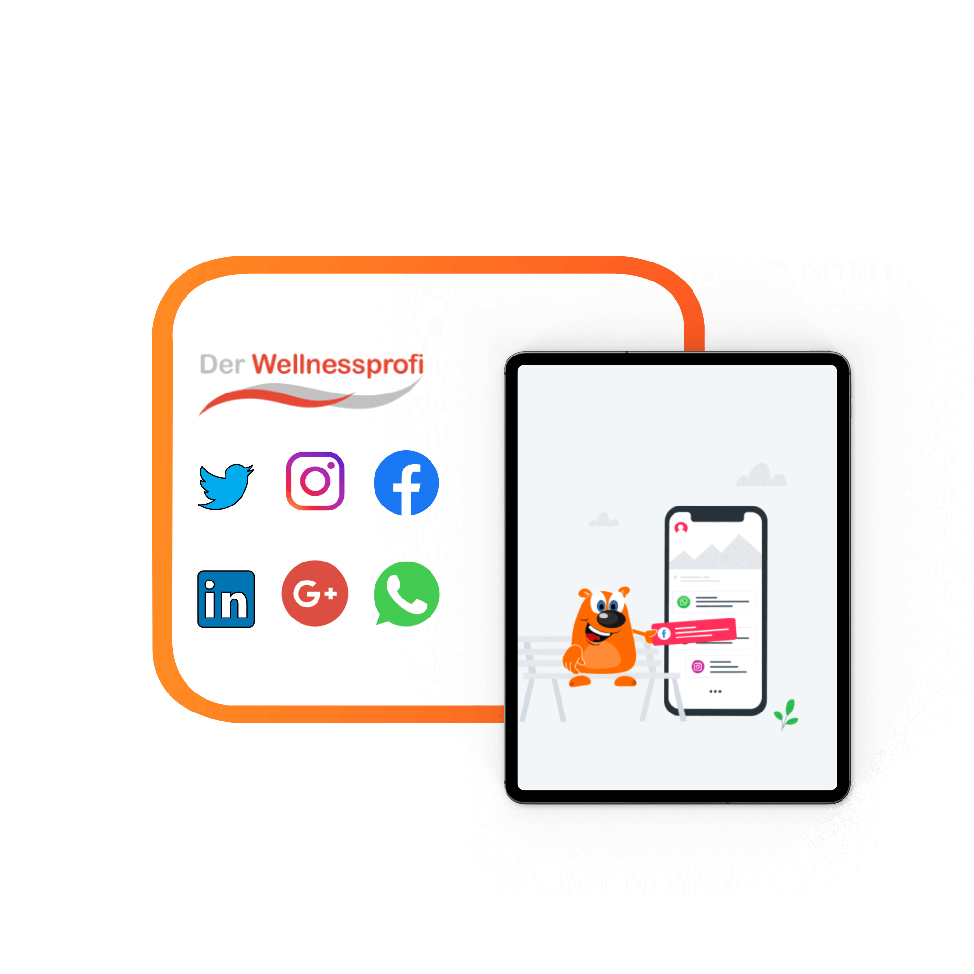Social Media Steuerung vom Wellnessprofi